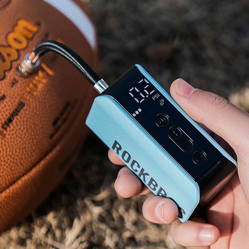 ROCKBROS 42520006001 Portable Digital Display Basketball Football Inflator Wireless Electric Air Pump ROCKBROS 42520006001 Portable Digital Display Basketball Football Inflator Wireless Electric Air Pump